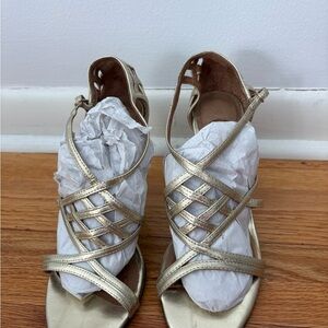 Ralph Lauren Metallic Gold Sandals